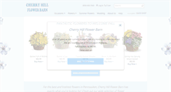 Desktop Screenshot of cherryhillflowerbarn.com